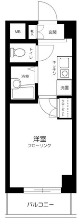 エスコート代田橋の物件間取画像